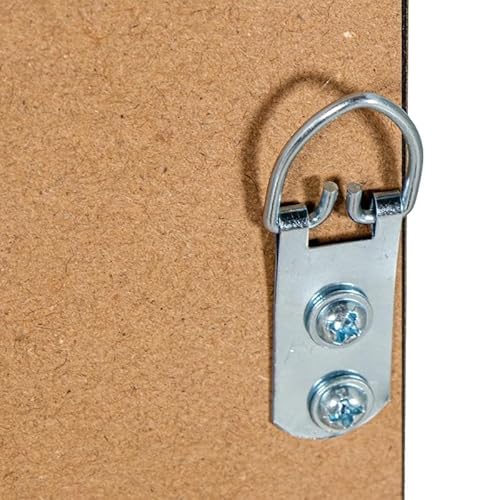 DRW Triptychon Leinwandbild abstrakt in Gold, Beige und Weiß, 40 x 80 x 3,2 cm