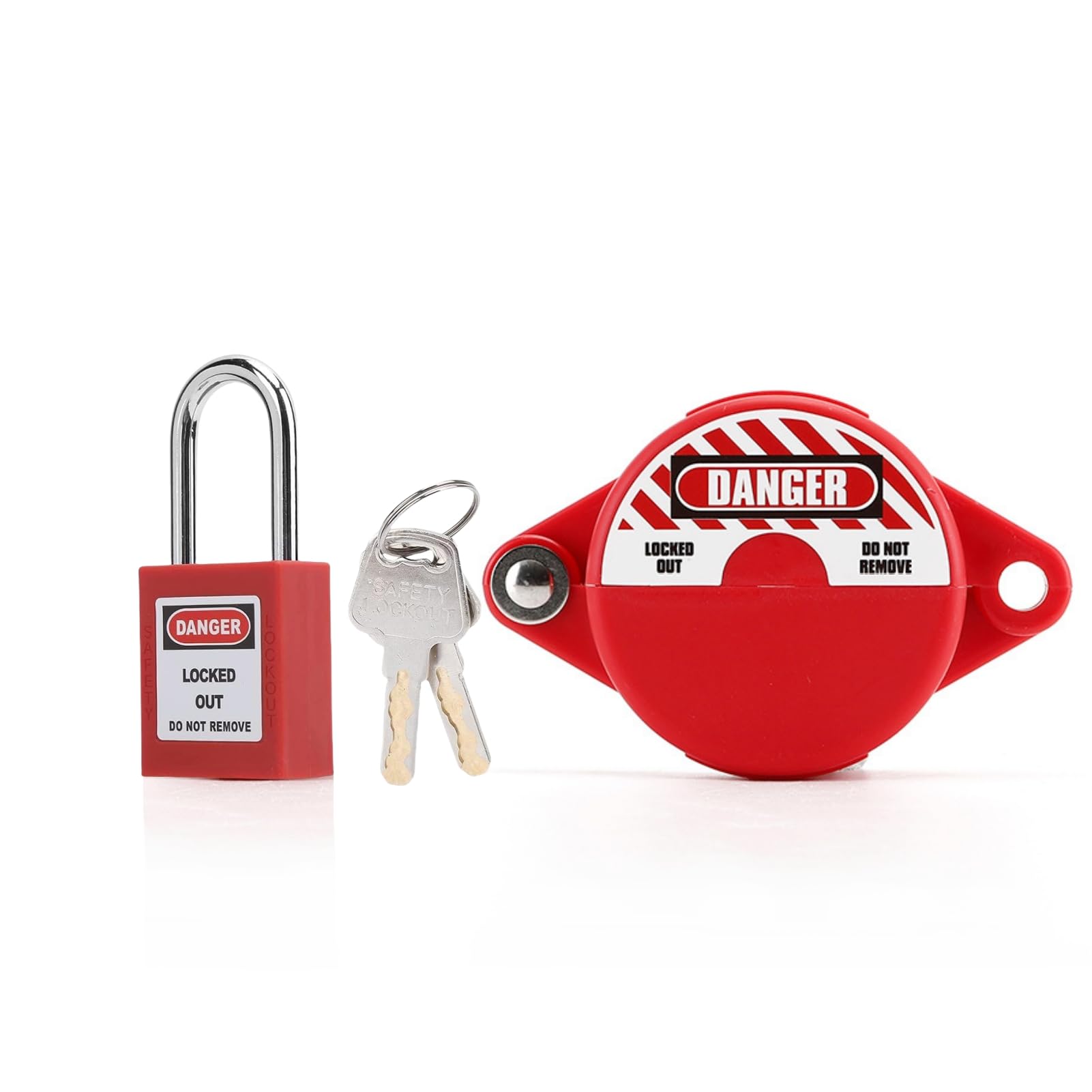 Valve Lock Valve Lockout Safety Kit With Padlock - Universal For ...