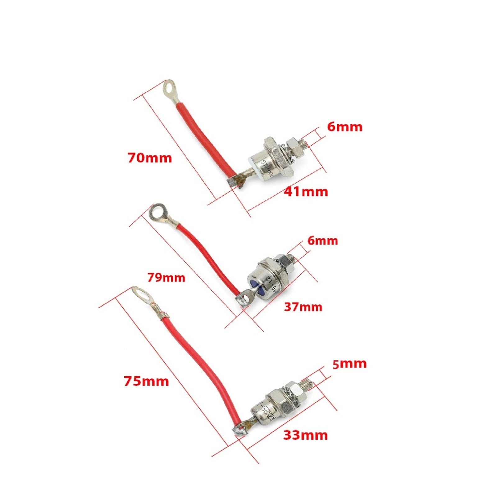 Kit de diodo rectificador generador 25A 40A 70A for RSK2001 RSK5001 RSK6001(25A Three Set)