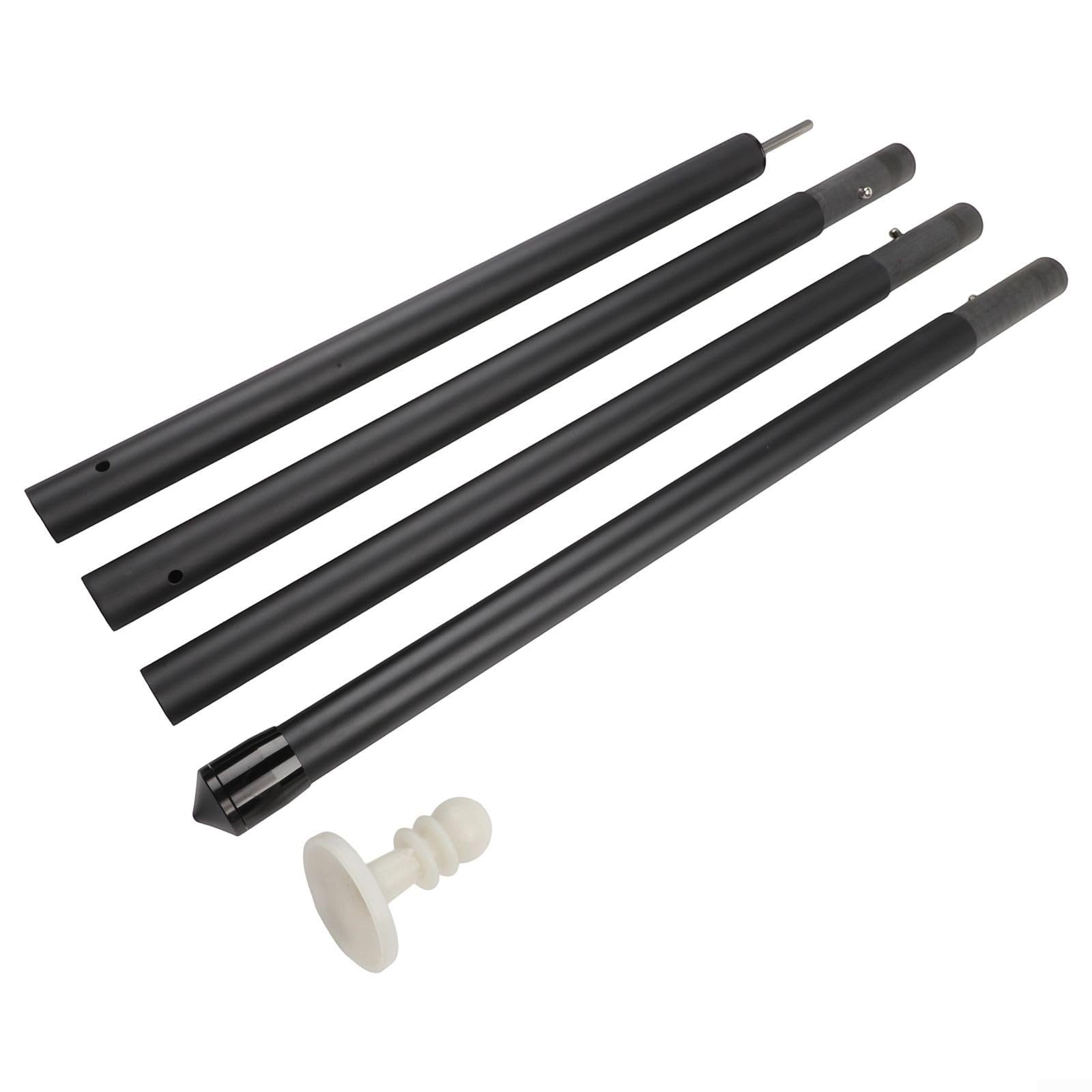 Carbon Fiber Camping Poles for Tarp and Canopy Shelters Multi Section Adjustable Rods for Outdoor Adventures (1.7 meters)