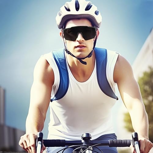 Miniatura 3 de FEISEDY Gafas de sol deportivas de ciclismo para hombres y mujeres, con protección UV400, para béisbol, pesca, golf, B0069