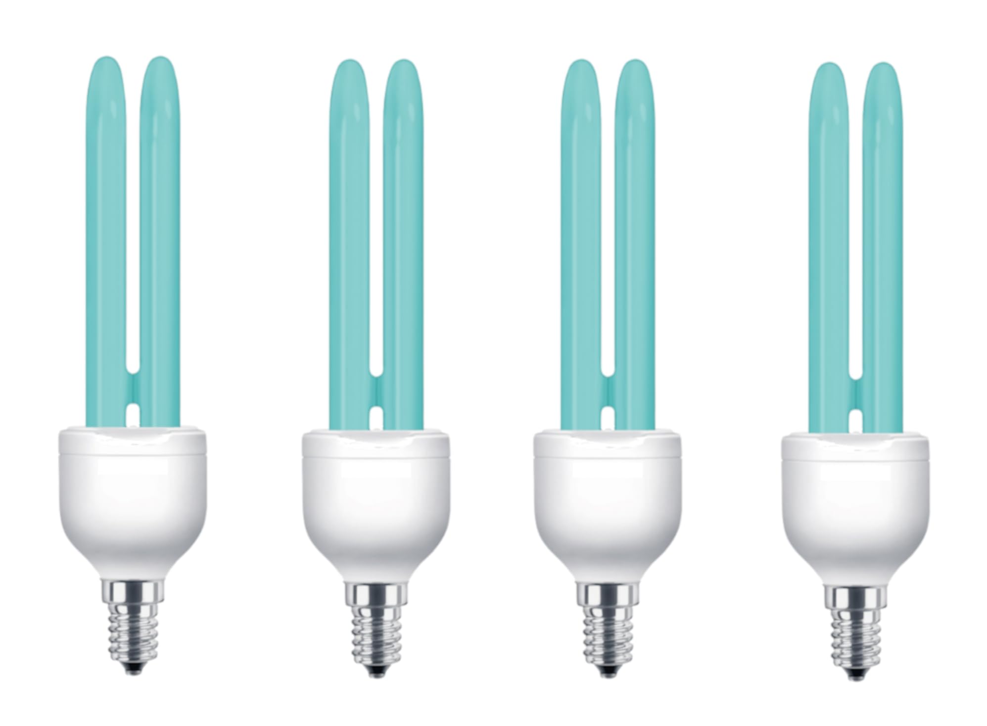 Premium Brand Replacement Electric Fly Killers Bulbs Screw in E14 13 Watt Tubes Lamps Bug Zappers Lights for C21 Hygiene Future Lux Pro Range and More (E1413W2U) Pack of 4