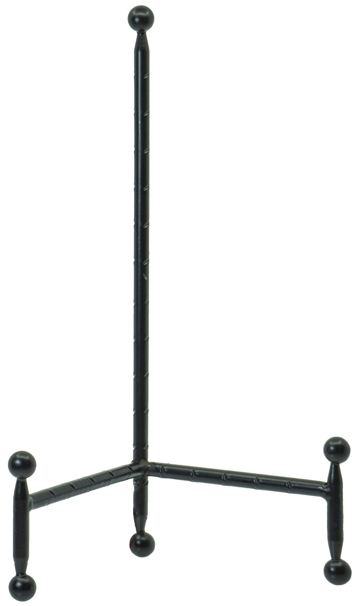 Red Co. Decorative Tripod Plate Stand and Art Holder Easel in Black Finish - 11" h