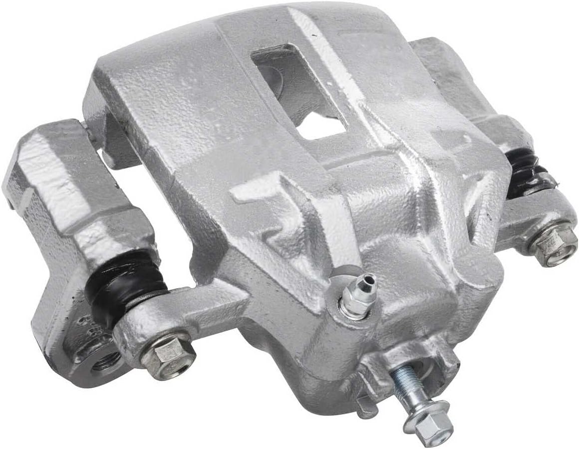 AutoShack Front Brake Calipers & Ceramic Brake Pads for Hyundai & Kia, Accent 2006-2011 Rio 2006-2011, FWD L4 1.6L