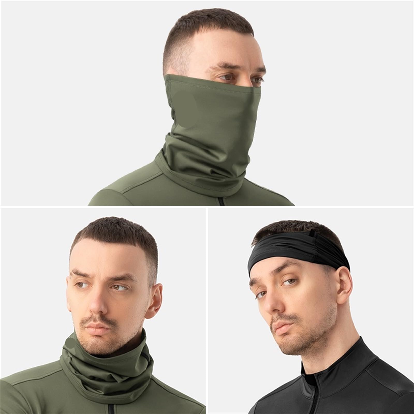 Pasamontañas Máscara de ciclismo a prueba viento, cálida y transpirable, máscara con pechera for el cuello, pasamontañas bicicleta a for hombres
