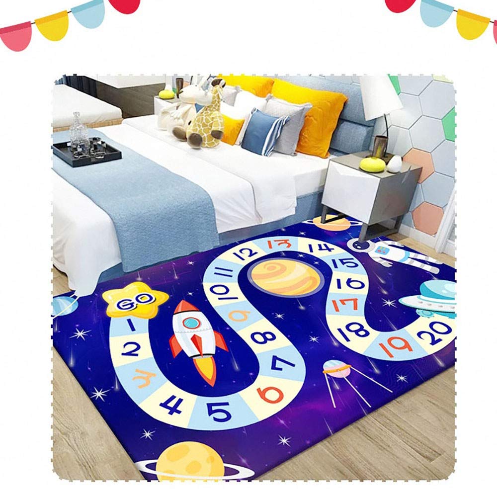 Tappeto Gioco Bambini Con Strade - 80x120 Cm, Antiscivolo E Lavabile | Per Cameretta, Divertente Ed Educativo - Foto 7