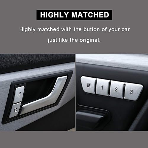 Miniatura 5 de Cerradura de puerta con memoria para asiento de coche, interruptor de parche, decoración de repuesto para Mercedes Benz GLK ML GL A B C E Class C117