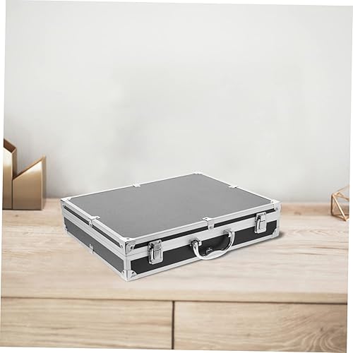 Miniatura 3 de F- Caja de herramientas de aluminio Caja de herramientas Maletín duro con cerradura de aleación de aluminio para herramientas Multifuncional