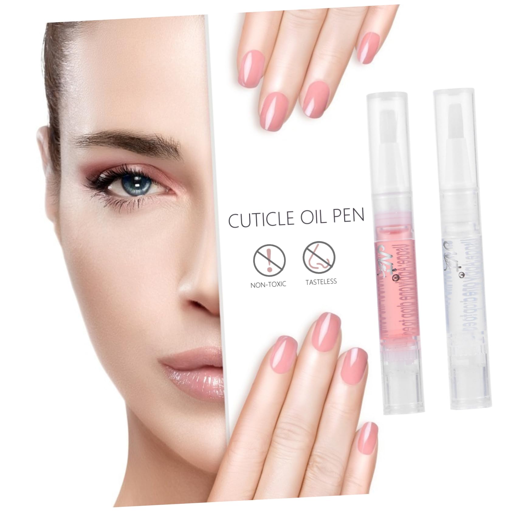 2 Series Aceite Cutículas Nutritivo Bolígrafo Y Manicura Revitalizador De Cutículas Hidratación Y Cuidado 8 Piezas X 2