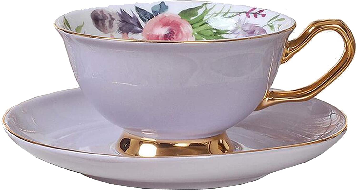 Ecoodisk C Game Offee Up Porcelain Olour, Exquisite Gold Trimmed European Up Glazed Up And Saucer Set Afternoon Tea Set Porcelain Offee Up Saucer Hinese 210Ml.,