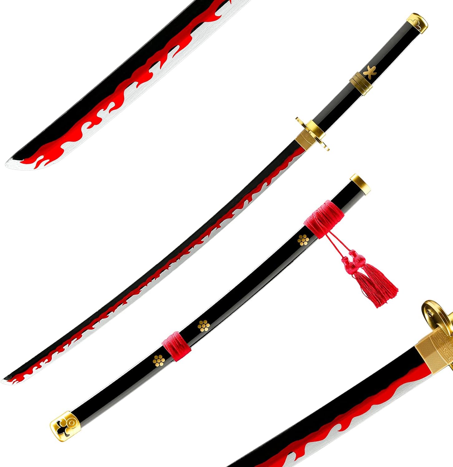 Cosplay Anime Sword, Purple White Black Yama Enma