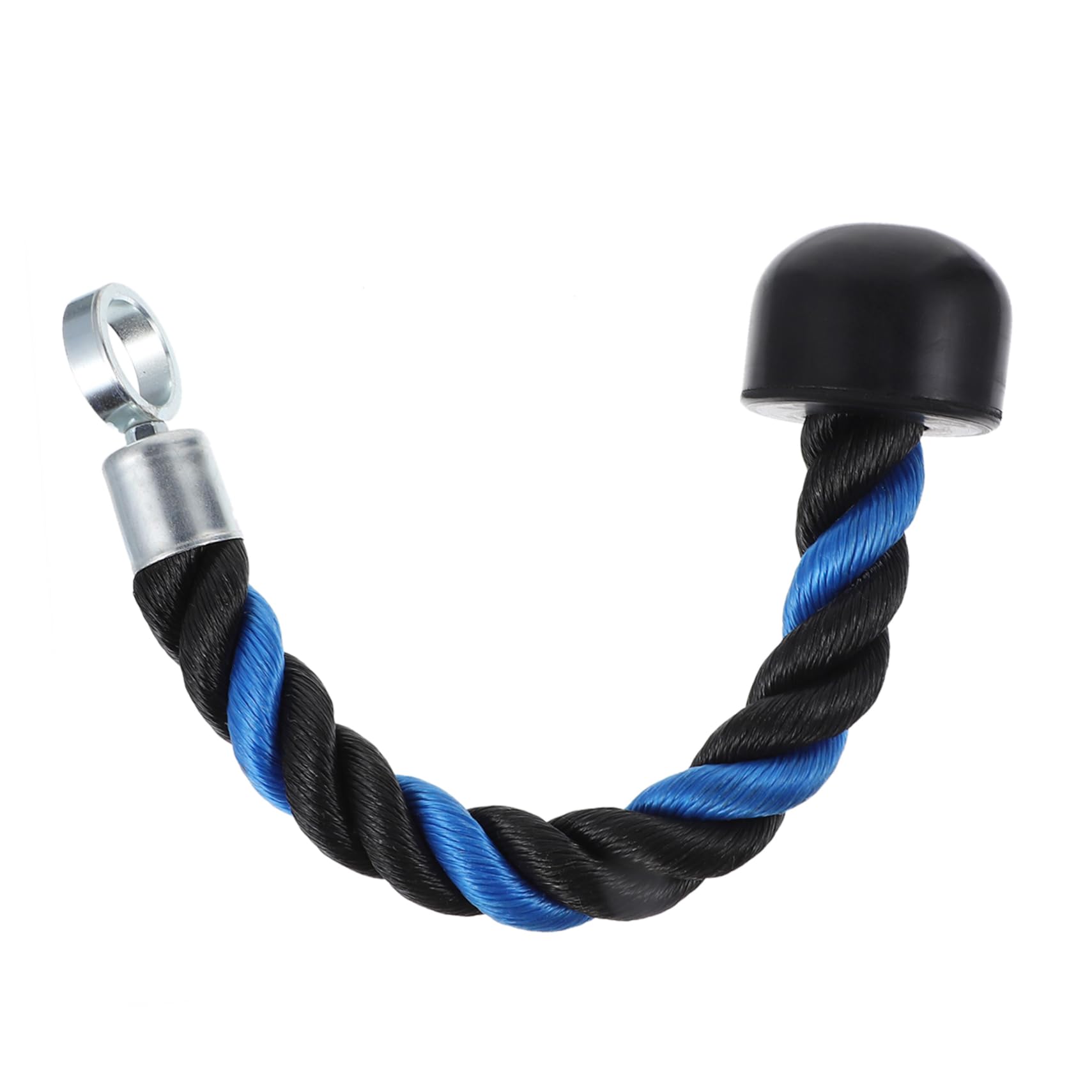 Cuerda para tríceps de nylon con giro fluido HEMOTON para polea de gimnasio 8