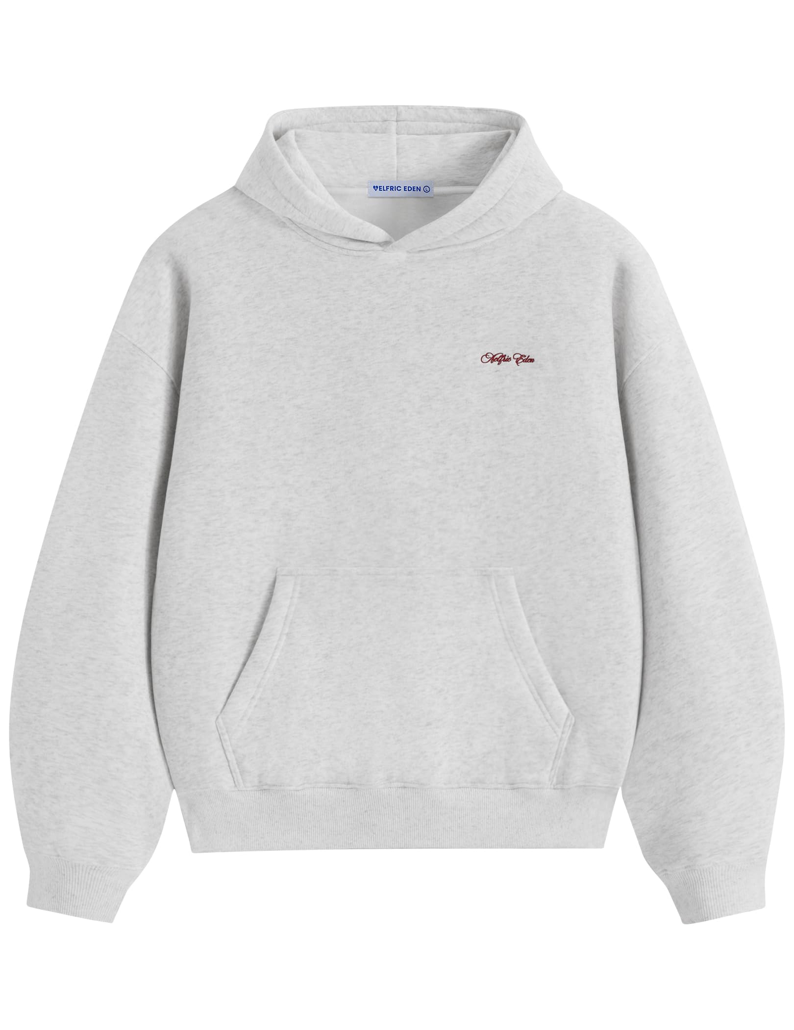 Boxy Fleece Hoodies Unisex Oversized Essential Pullover