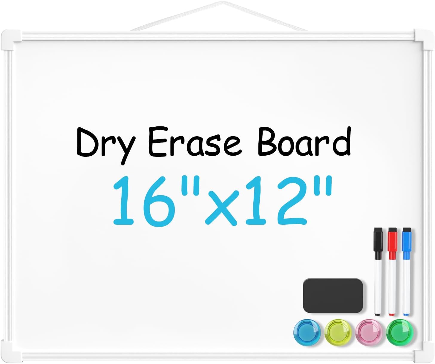 Bundle of 2 Sets MaxGear Small White Boards, 16"x12