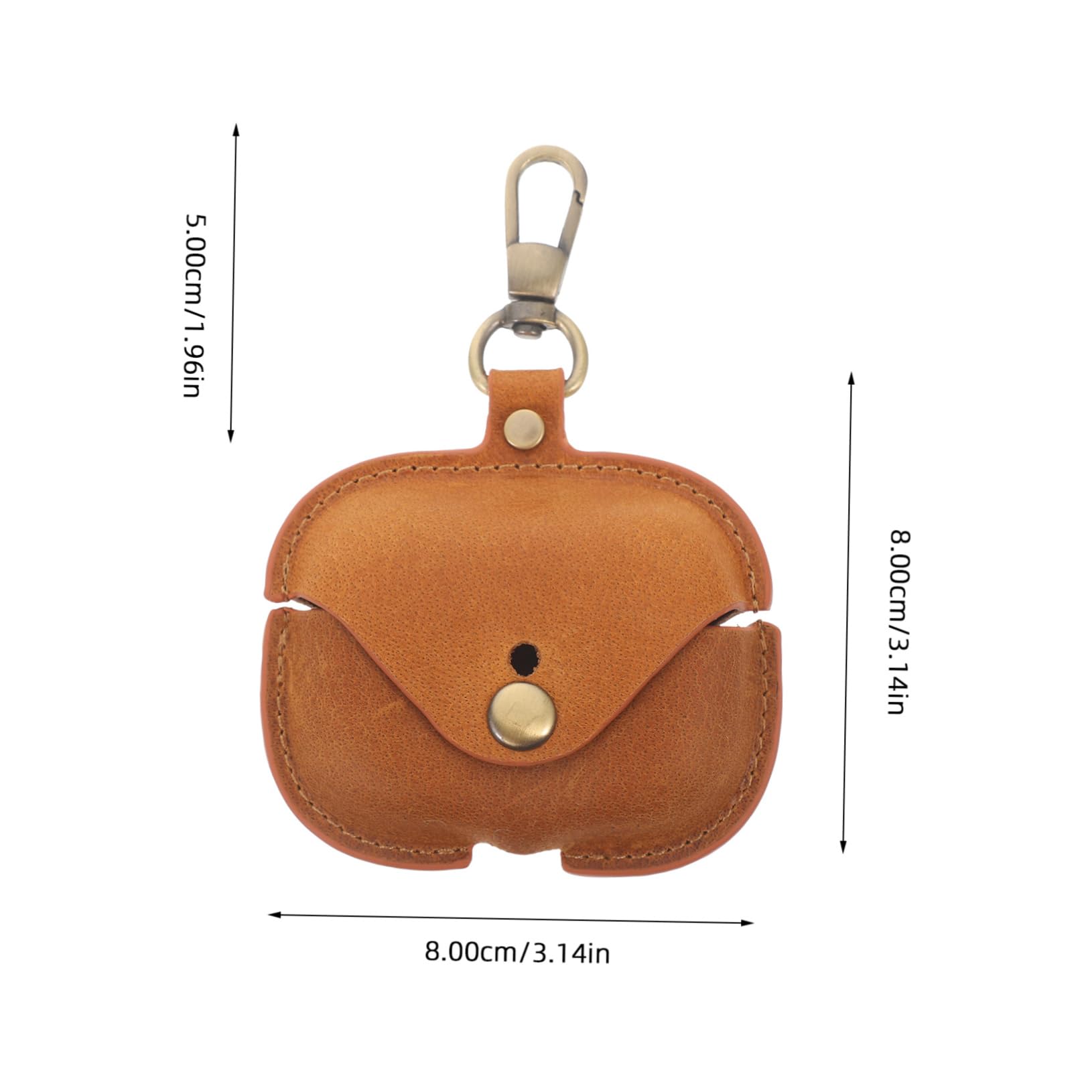 OSALADI 2piezas Funda De Cuero para Auriculares Inalámbricos Protección Elegante y Duradera Compatible para Actividades Al Aire Marrón