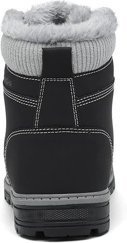 Miniatura 4 de Botas de senderismo para hombre y mujer, resistentes al agua, antideslizantes, de cuero, botines casuales