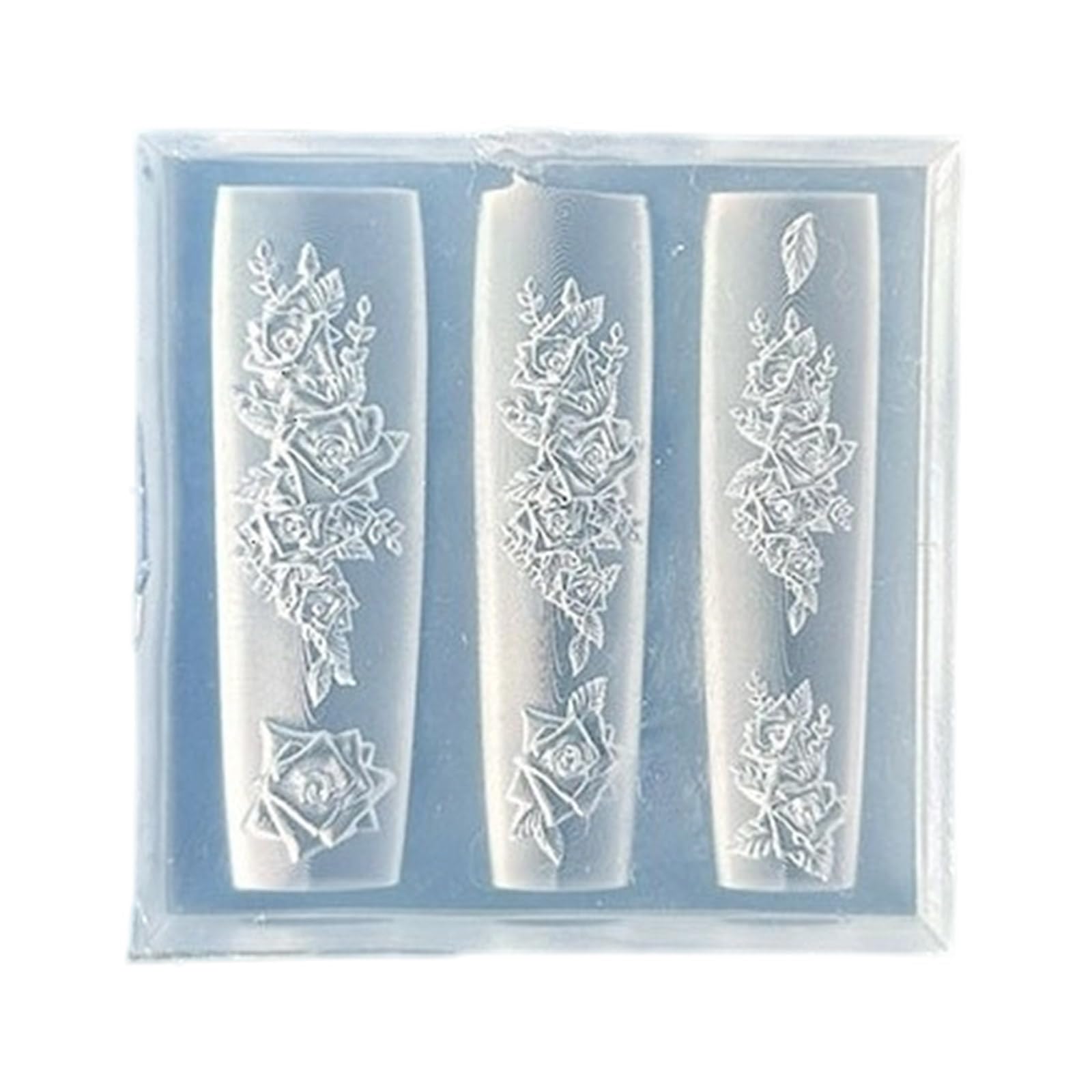 CAZSTYK Silicone Nails Molds Nails Sculpting Molds Delicate Decors Silicone Tools Carving for Art Mold