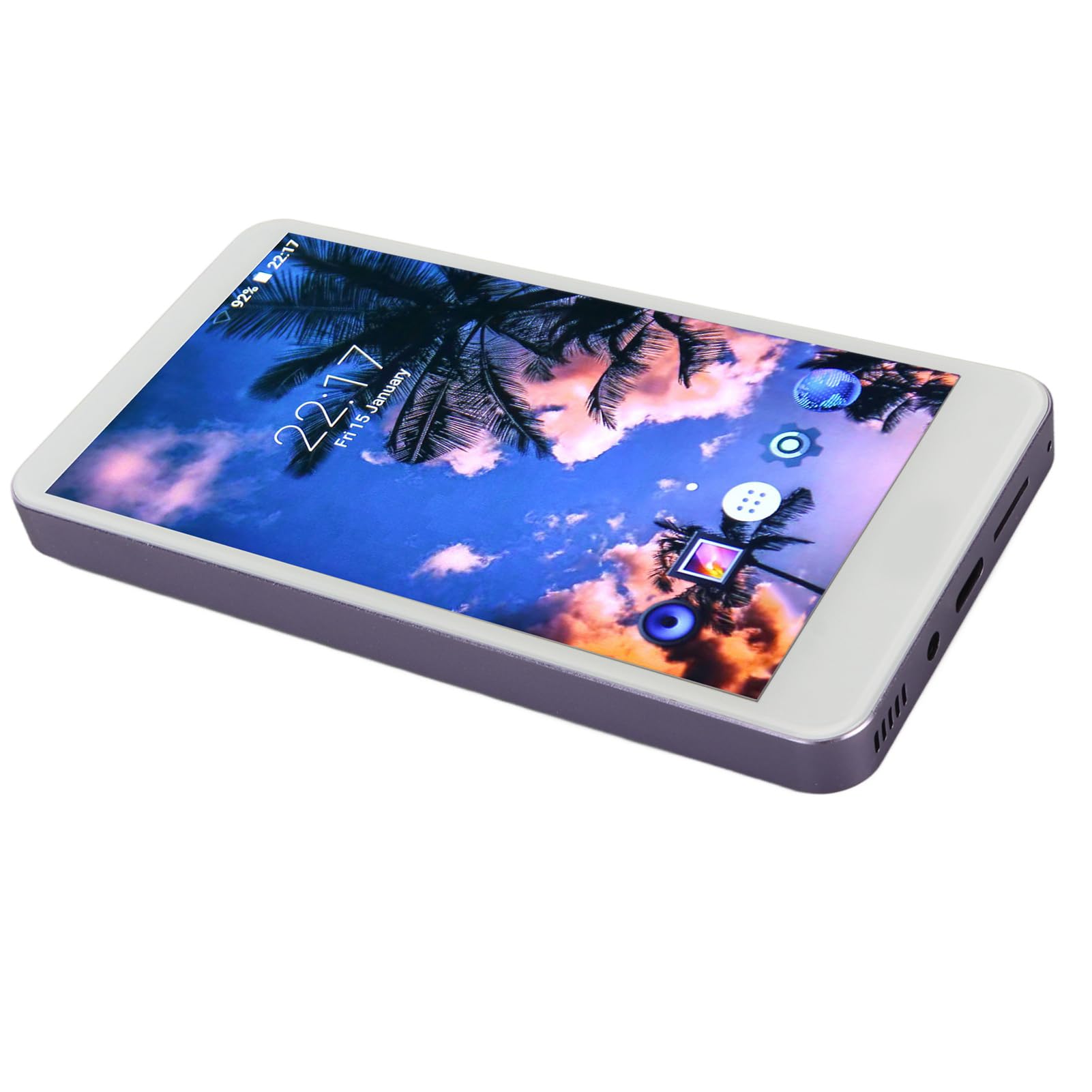 Naroote Reproductor MP4 Portátil con Pantalla HD de 5,0 Pulgadas y Bluetooth para Música y Vídeos Mientras Viaja (Purple)
