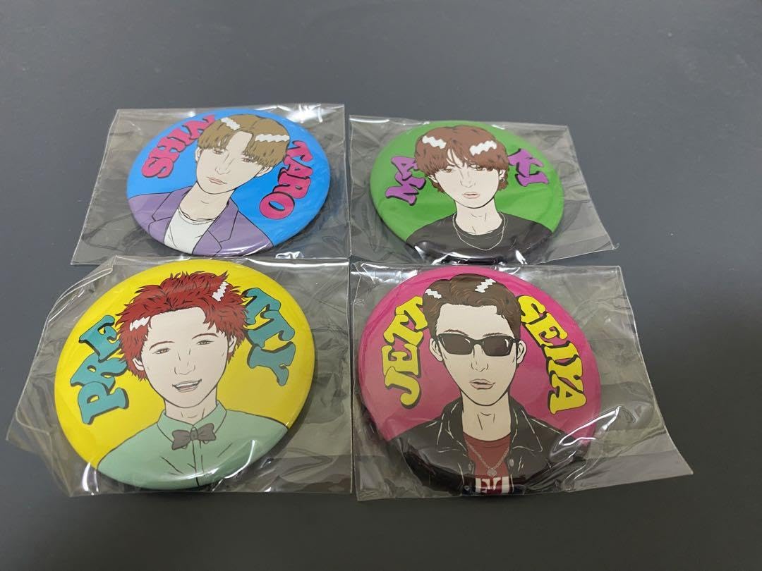 Amazon.co.jp: go!go!vanillas 缶バッジ 4種セット グッズ