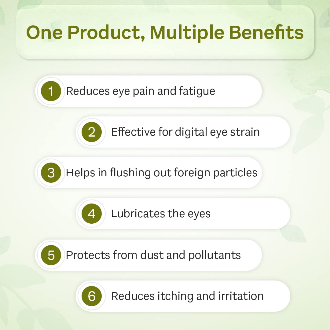 Jiwadaya Healthcare Pvt. Ltd. Netraprabha Plus Ayurvedic Herbal Eye Drops for Dry Eyes, Conjunctivitis, Swelling, Irritation, Tearing, Refreshing, Strained Eyes etc - 10ml - Pack of 2 Jiwadaya Healthcare Pvt. Ltd. Netraprabha Plus Ayurvedic Herbal Eye Drops for Dry Eyes, Conjunctivitis, Swelling, Irritation, Tearing, Refreshing, Strained Eyes etc - 10ml - Pack of 2
