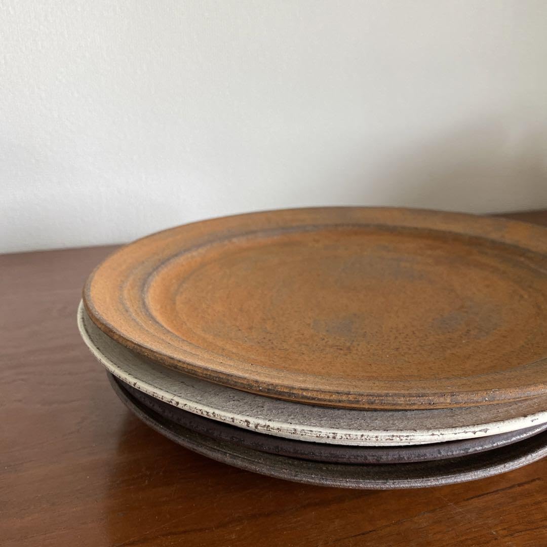 二階堂明弘　焼締リム皿 二階堂明弘 焼き締めリム皿 赤〈新品・未使用品〉 - メルカリ