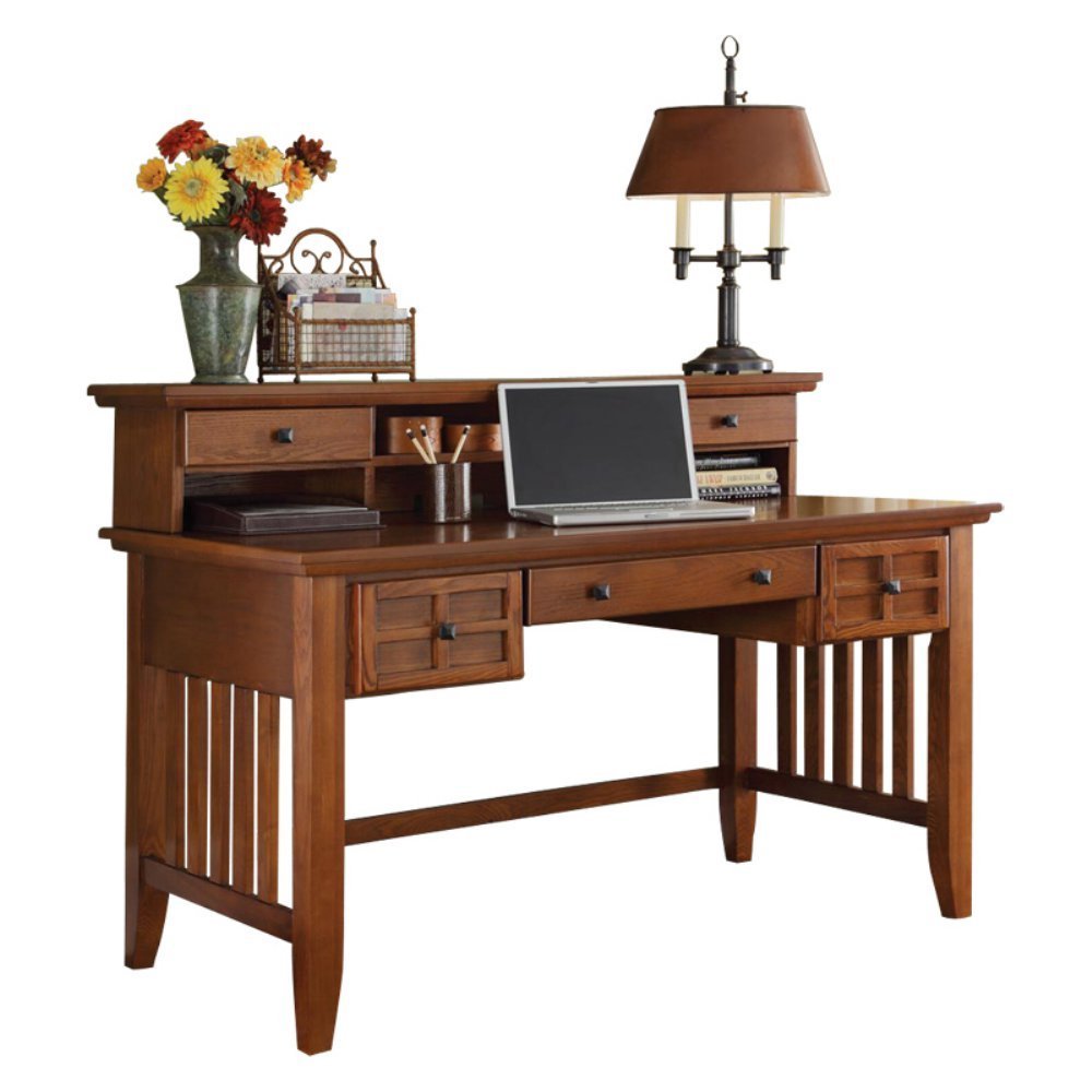 Buy Home Styles Arts and Crafts Cottage Oak Executive Desk and Hutch