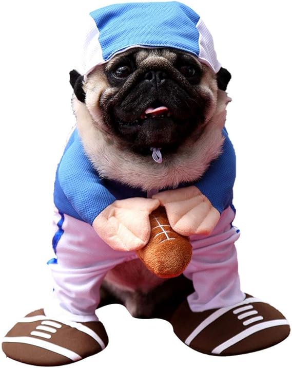 Amazon Co Jp ラグビー選手 野球選手 着ぐるみ ペット服 犬 猫 衣装 大 中 小型犬 かわいい 面白い ハロウィン コスプレ ペット用品