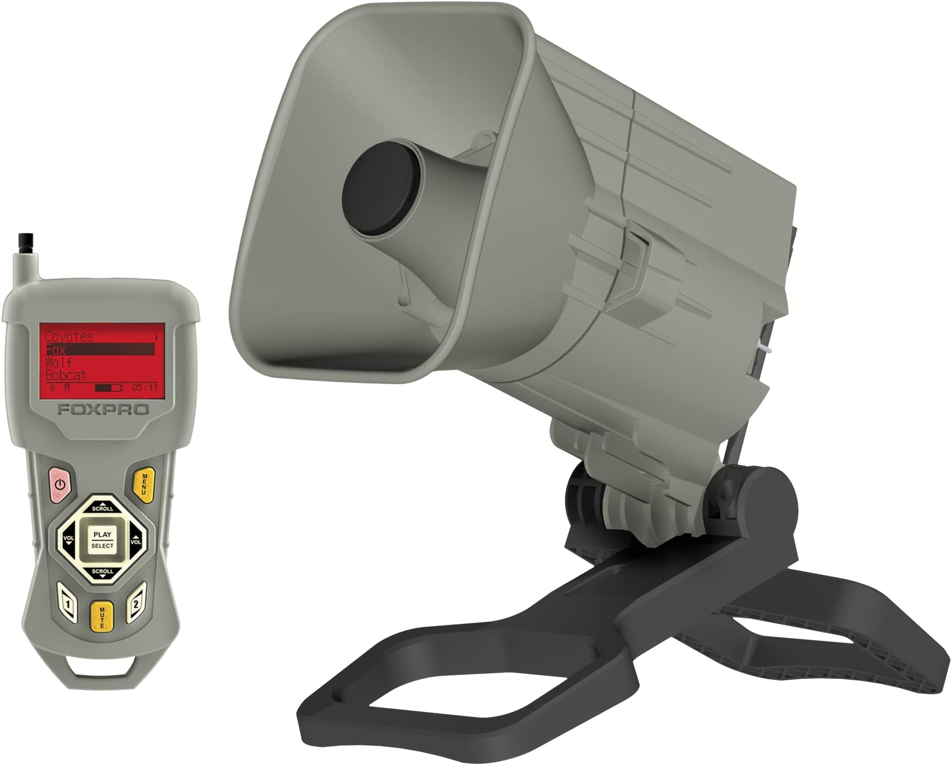 FOXPRO Electronic Predator Call - X Series - Coyote Call - Fox Call - Hog Call and More - Remote Operated and Programmable - American Made