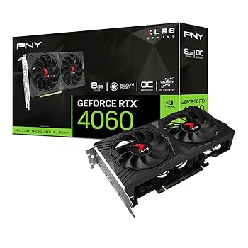 PNY RTX4060Ti 8G グラフィックボード PNY GeForce RTX™ 4060 Ti 8GB VERTO™ Dual Fan DLSS 3