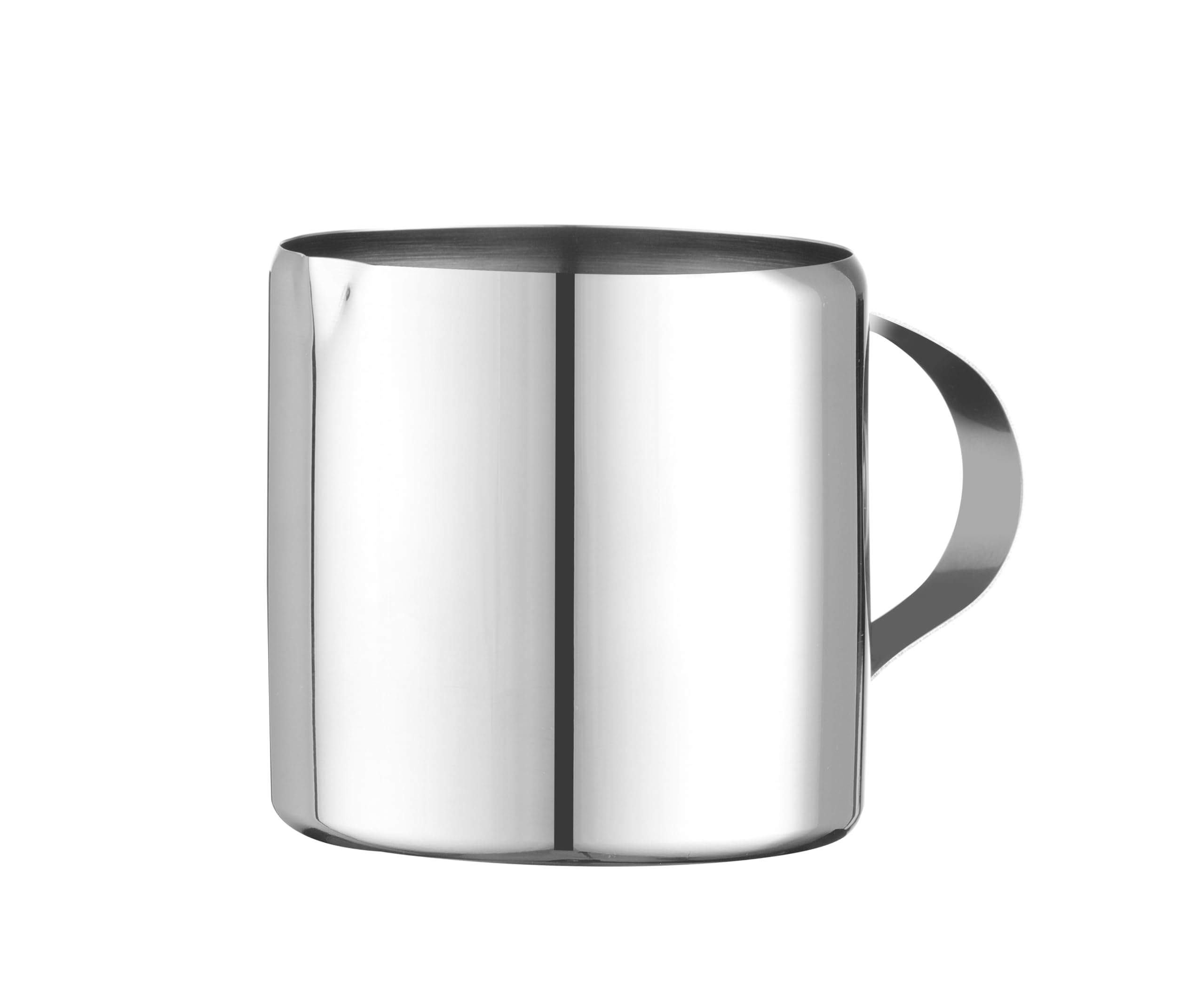 HENDI Dzbanek na mleko, mini, prosty, z solidnym uchwytem, dzbanek na śmietankę, mlecznik, 250ml, ø70x(H)70mm, stal nierdzewna