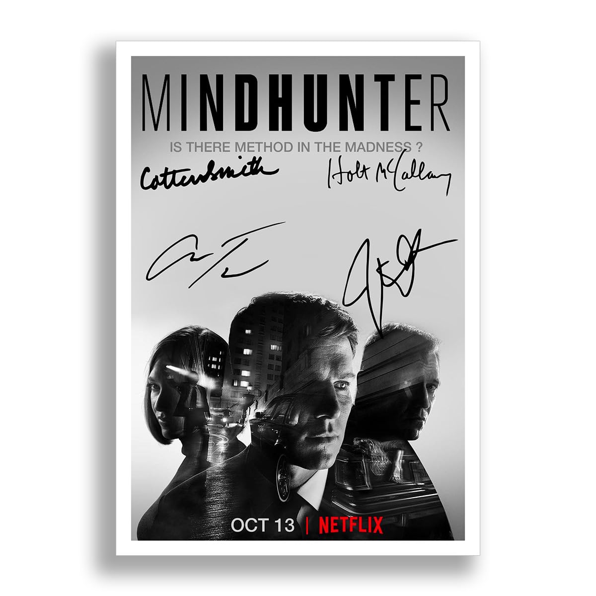 Memorabilia A4 Poster Only Mindhunter Cast Signed Autograph Autographed A4 Poster Photo Print Photograph Picture Tv Show Series Season Framed Dvd Boxset Gift (A4 Poster Only)