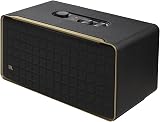 JBL Authentics 500 Enceinte intelligente connectée Hi-fidelity avec WiFi, Bluetooth et assistants vocaux, Dolby Atmos, design rétro, noire - 1
