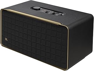 JBL Authentics 500 Smart Home Speaker, Retro 70s Design Bluetooth Speaker with Quadrex Grid, Dolby Atmos, Built-in Wi-Fi, …