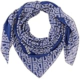 boss schal herren 53% Baumwolle 47% Modal BOSS Damen C-lamonda_7 SCARF, Dark Blue407, Einheitsgröße EU