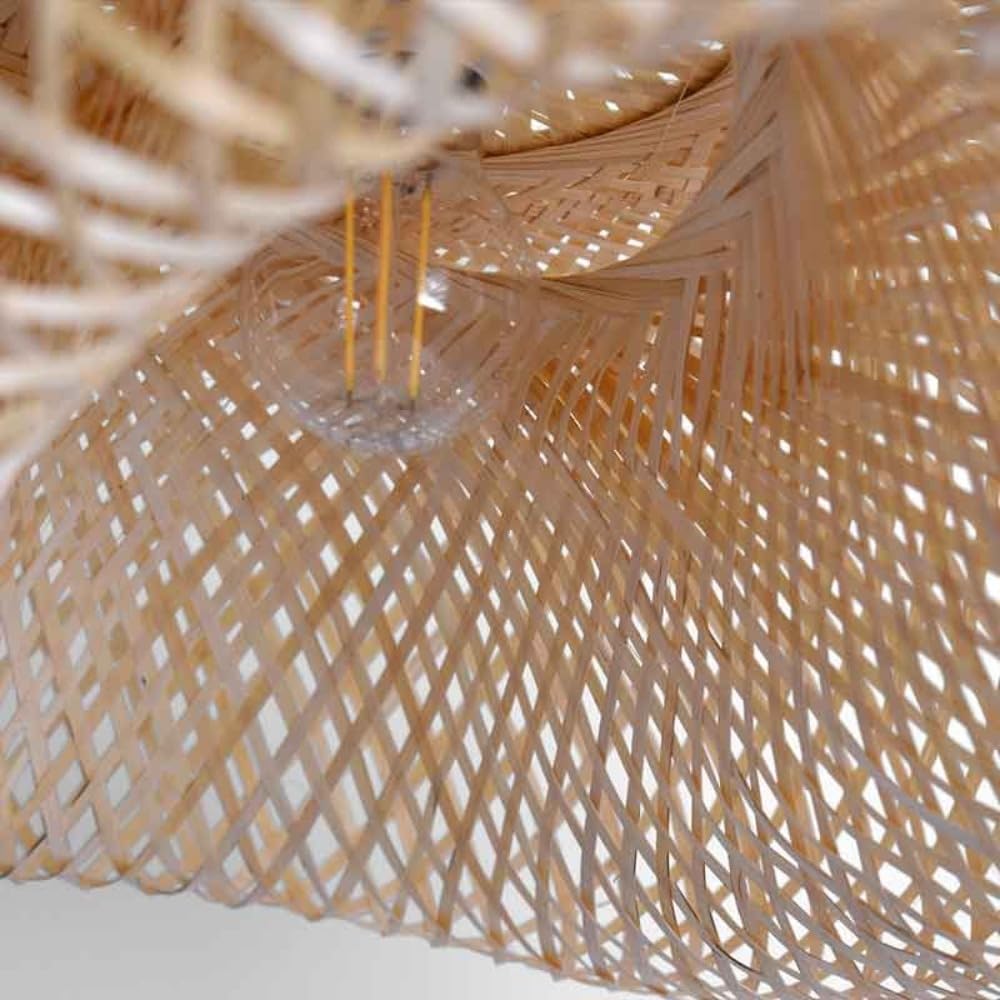 Lampada a sospensione in vimini "Vimet Lite"
