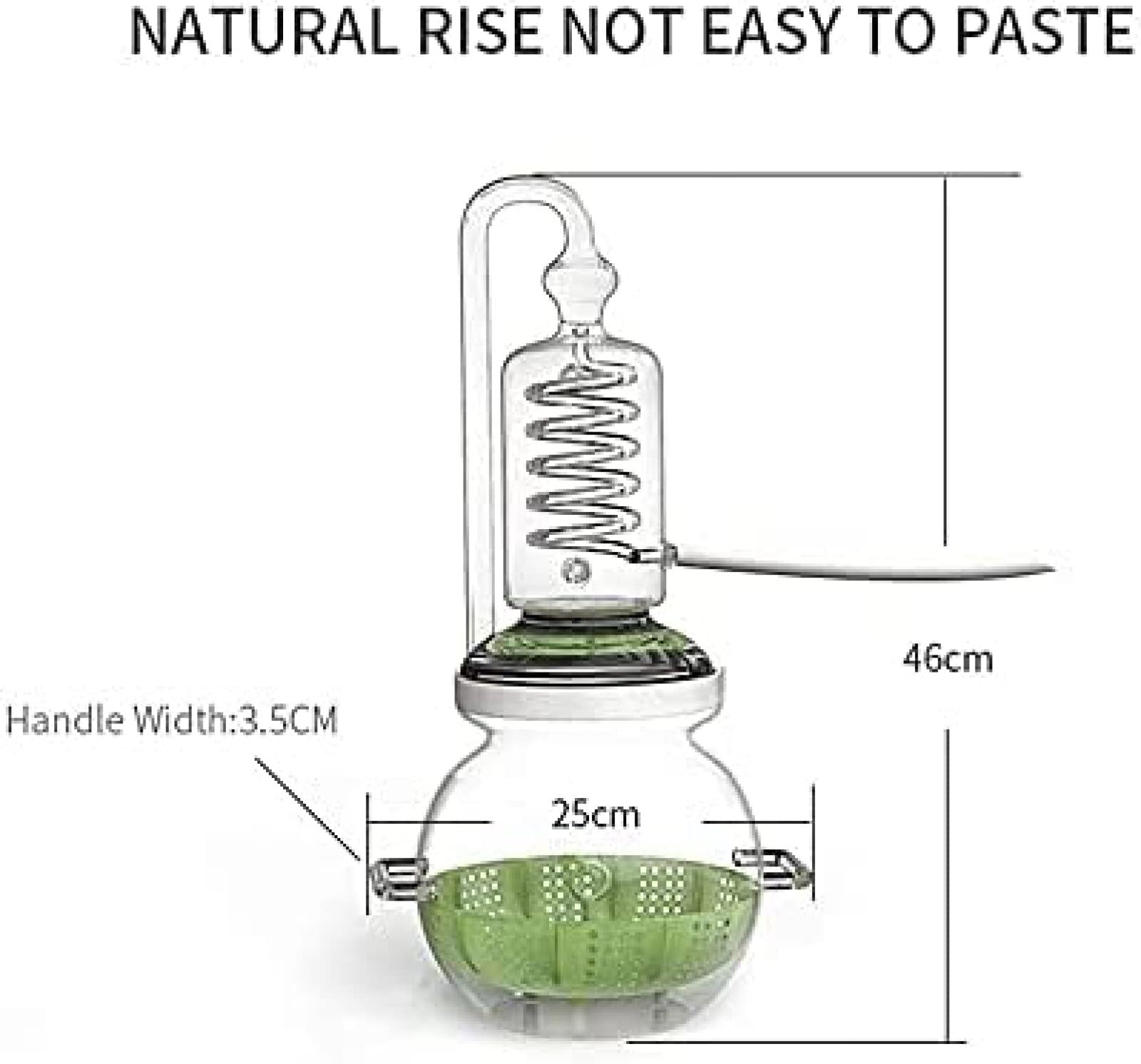 Mini distillatore per oli essenziali, kit di vetreria da laboratorio per distillazione ed estrazione, ideale per insegnamento chimico e uso domestico