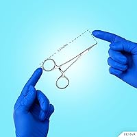 Vista 4 de Pinzas hemostáticas Kelly de precisión, pinza de agarre con punta recta, acero inoxidable plateado