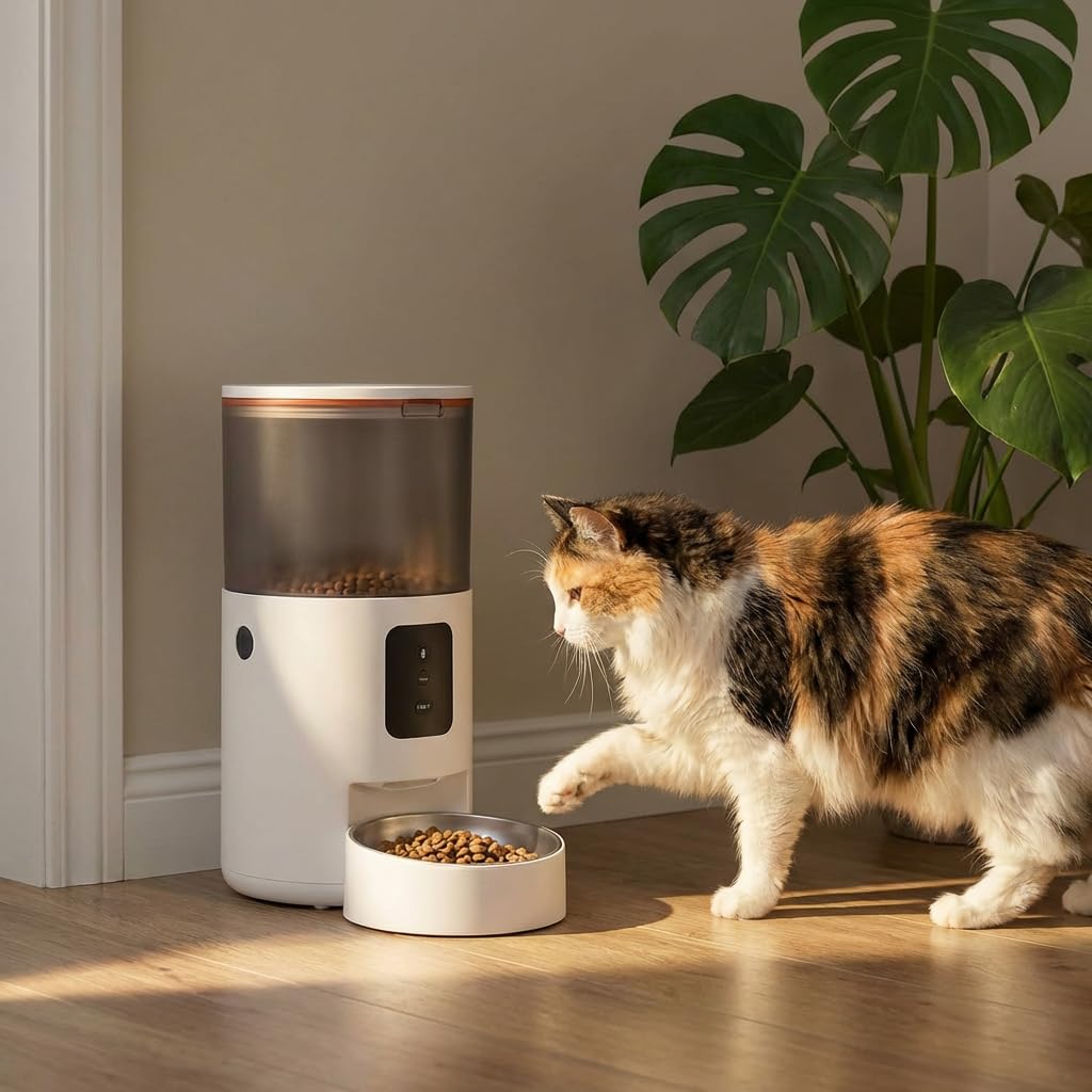 Distributeur Automatique de Nourriture pour Chat et Chien 3L - WiFi