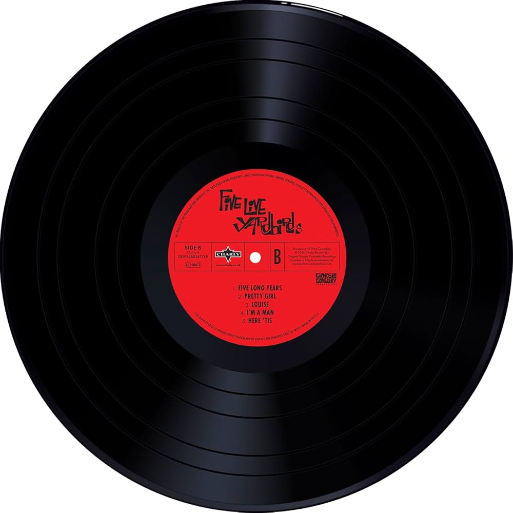 ★★YARdbiRdS/Five Live LP★★ The Yardbirds - Five Live Yardbirds : Target