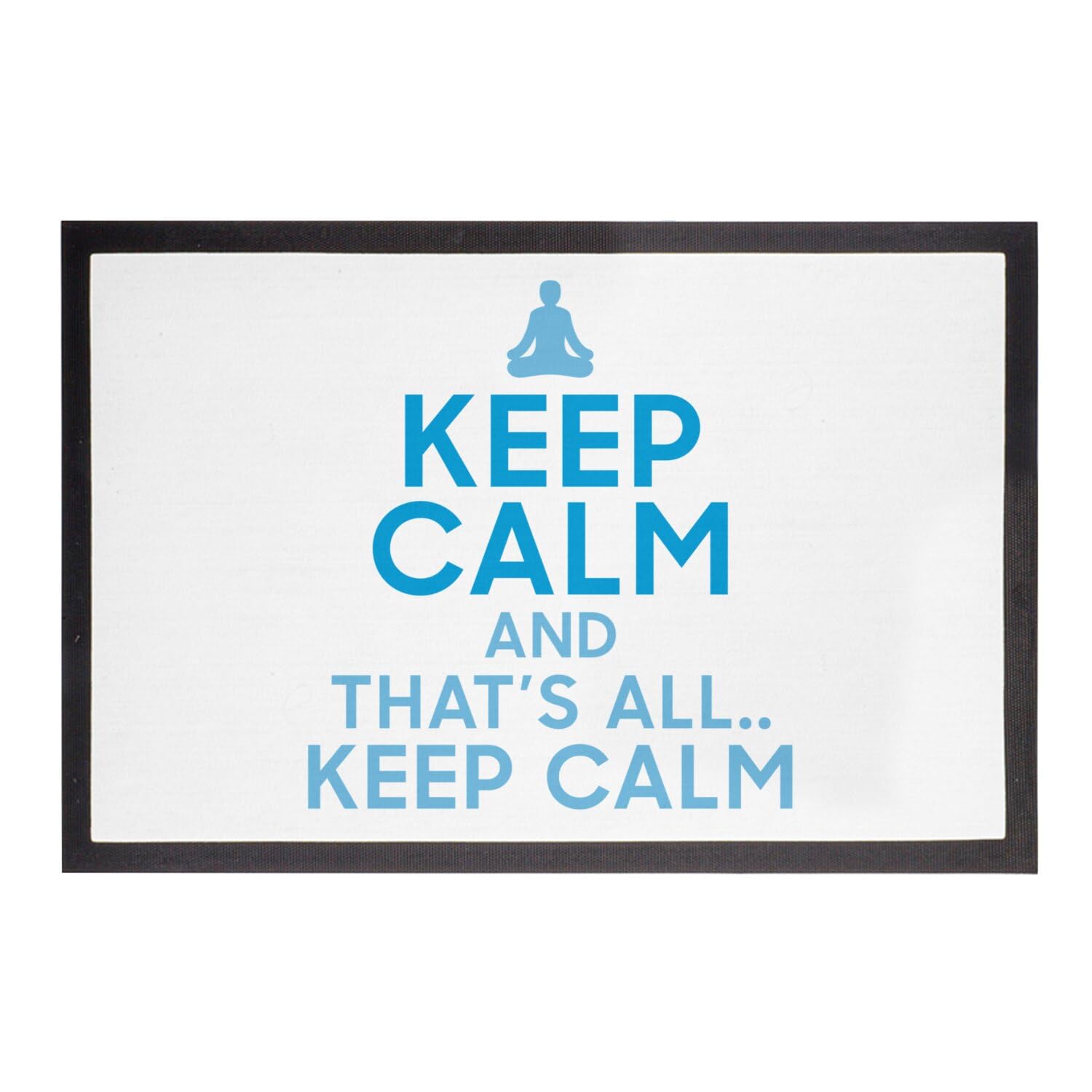 Paillasson Blanc bien être tapis maison Keep Calm pour une ambiance chaleureuse
