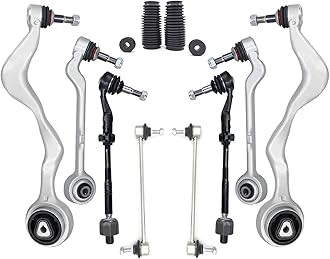 10pcs Front Suspension Kit Upper Control Arm E90 Compatible with BMW 3-Series 325i 328i 330i 335d 335i 335is 2006-2013,2008-2013 BMW E82 E88 1-Series 128i 135i, 2013-2015 E84 X1(2WD Only)