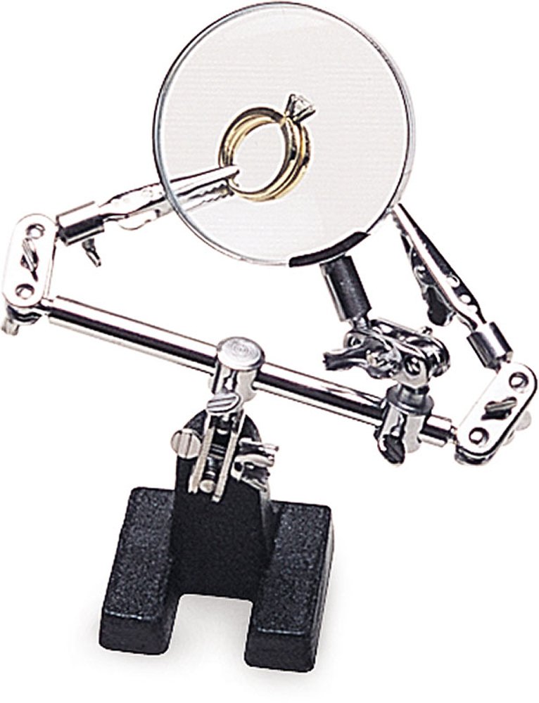 Double Third Hand with Clips and Magnifier | HOL-163.00