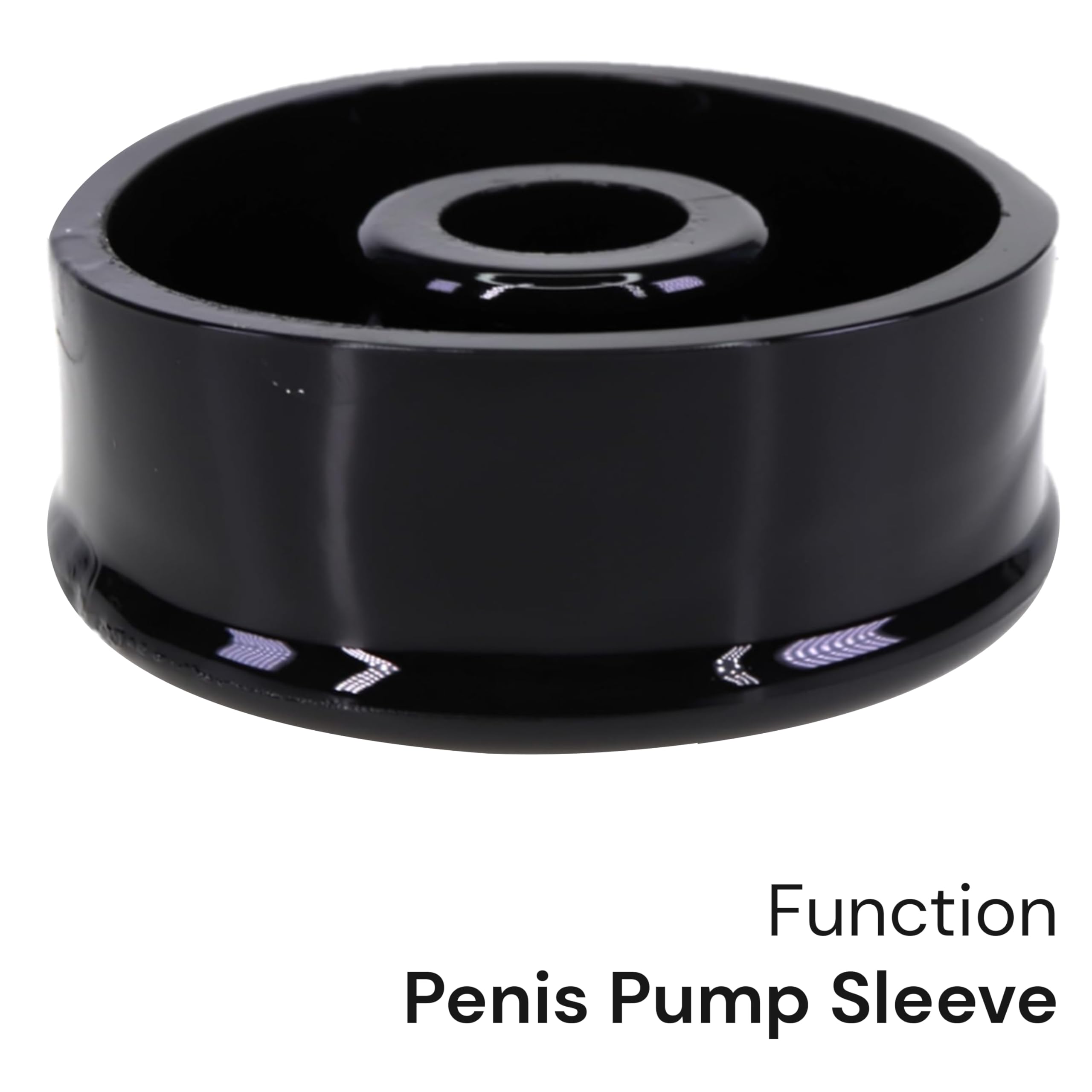 Joint pompe pénis manchon de remplacement 7.5x3.3cm Ø6.5cm TPE noir manchette universelle pour pompe à pénis homme accessoire pompe agrandisseur pénis embout confortable étanche durable FOPS P02-5