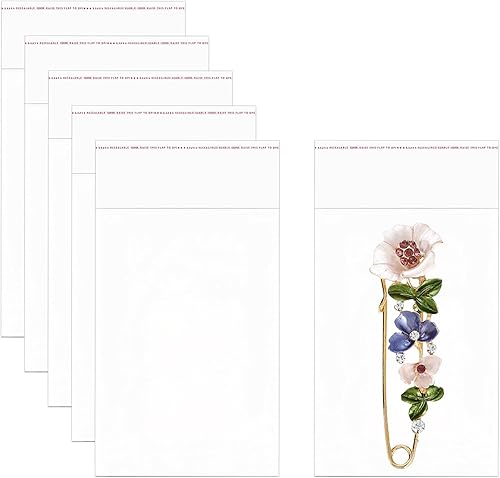 Miniatura 11 de Bolsas de celofán autosellantes de 4 x 4 pulgadas, bolsas de celofán transparentes resellables para violonchelo, 200 bolsas de OPP autosellantes de