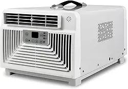 Ar condicionado portátil externo de 3400 BTU, resfriamento e aquecimento, desumidificador integrado, mini ar condicionado, sem necessidade de drenagem, sem necessidade de instalação