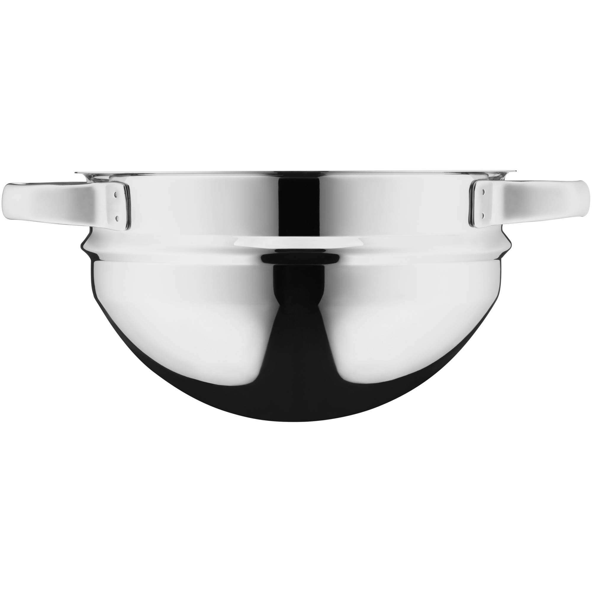 WMF Compact Cuisine Wasserbadschüssel 20 cm stapelbar, Rührschüssel Edelstahl für Wasserbad, Cromargan Edelstahl Schüssel poliert, spülmaschinengeeignet