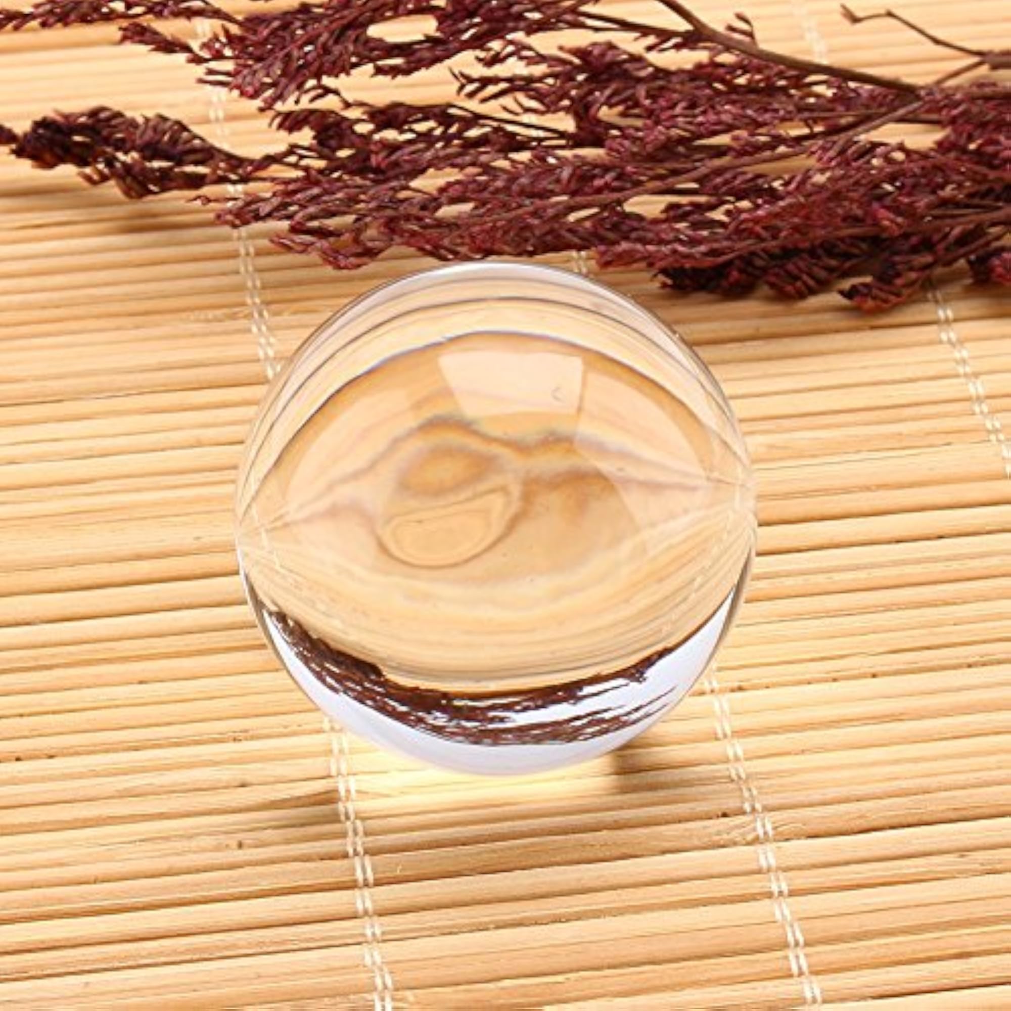 Rare Natural Quartz Magic Crystal Ball Sphere, 40mm