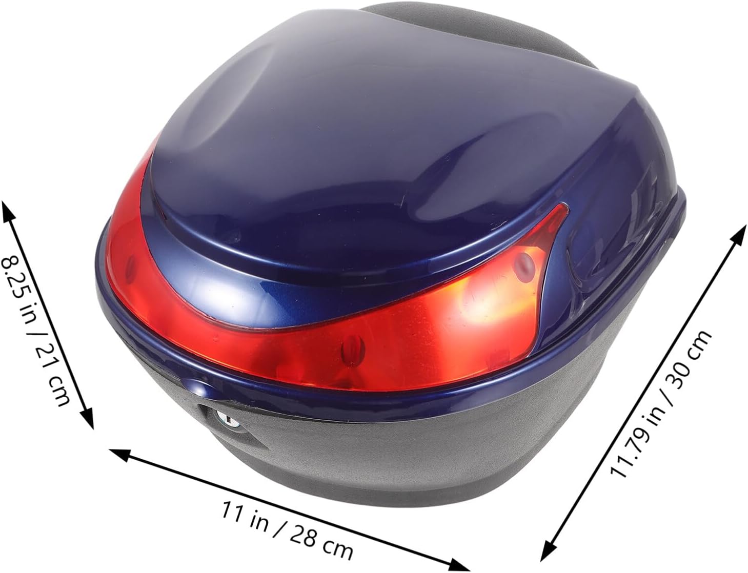 Motorcycle Top Case Scooter Motorcycle Rear Luggage Store Lock Moped Back Tail Storage Car Trunk Motorbike Carrier for Top Electric Case Universal Scooter Storage Box