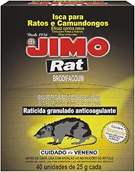 Raticida Rat Estojo Mata Ratos Caixa Com 40 Unidades De 25g Rato Camundongo Isca Para Ninhada