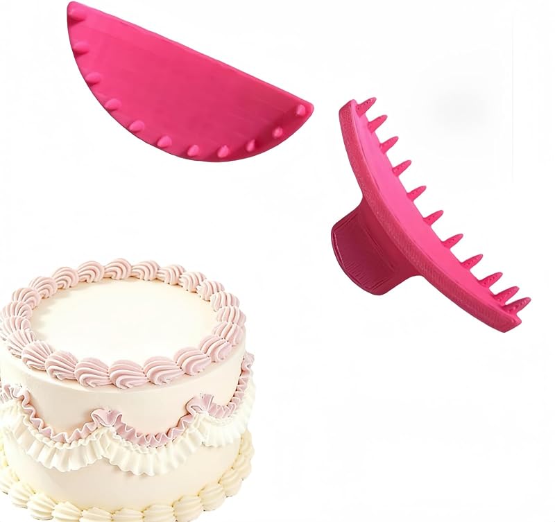 Cake Arch Guide Tool, Cake Arch Tool Convenient | Ruffle Guide Stencil,Cake Decoration Tools,Ake Decoration Tool For Creating Arch Shapes,For 6"-10" Cakes
